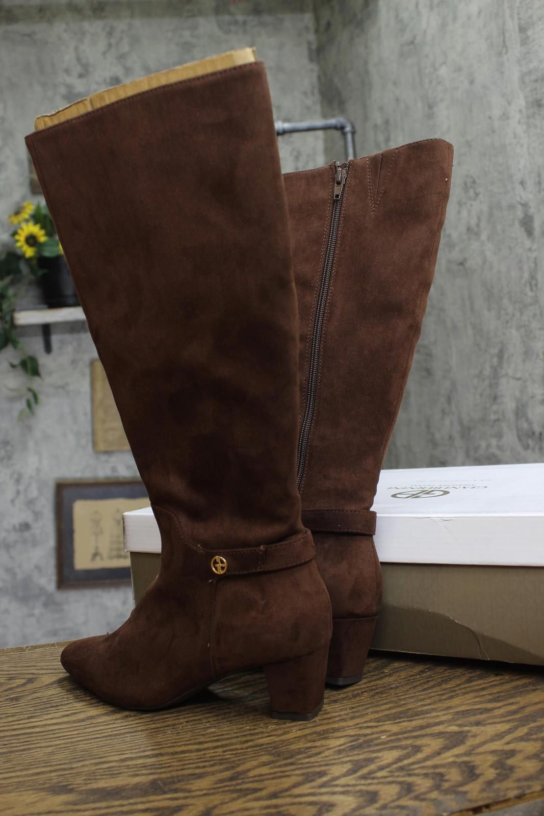 Giani Bernini Nwt Giani Bernini Knee High Dress Boots Chocolate Brown 5m Size US 5 / IT 35 - 4 Thumbnail