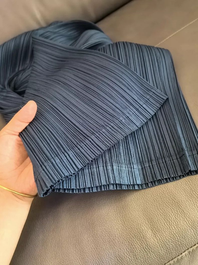 Issey Miyake Issey Miyake size:3 Peacock blue pleated pants Size 42" / US 20 - 4 Thumbnail