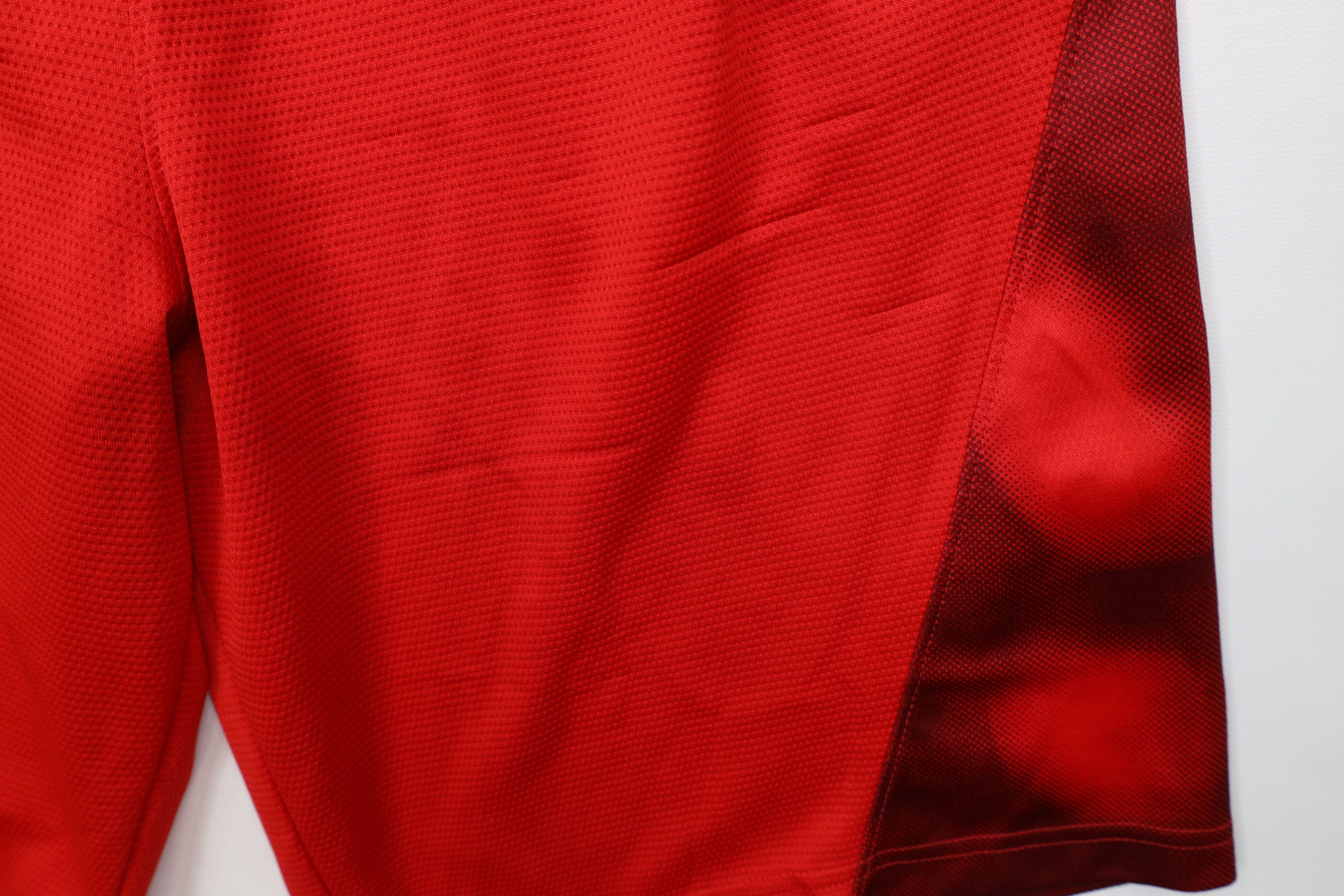 Nike × Vintage Nike Elite Spell Out Gym Training Basketball Shorts Red Size US 30 / EU 46 - 7 Thumbnail