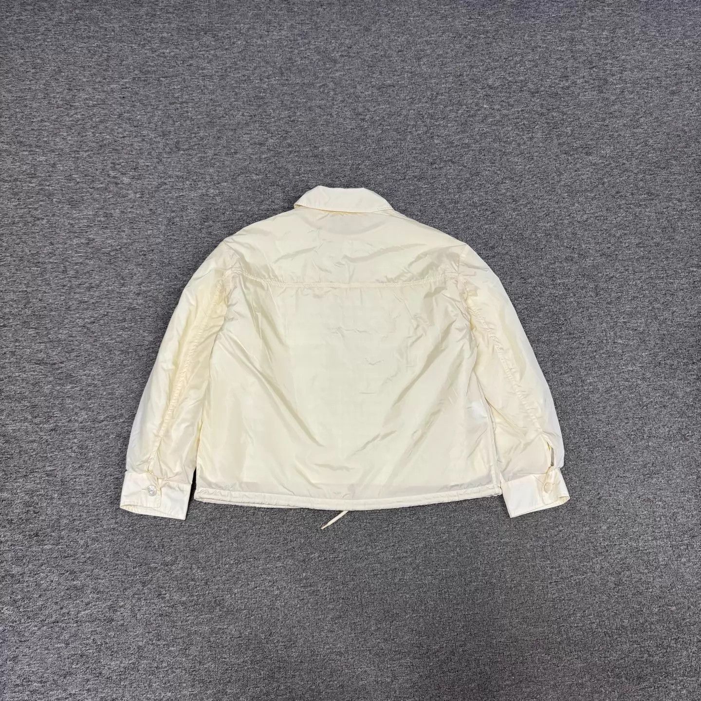 Gucci Gucci Cream Cartoon Embroidered Collared Light Cotton Jacket Size S / US 4 / IT 40 - 2 Thumbnail