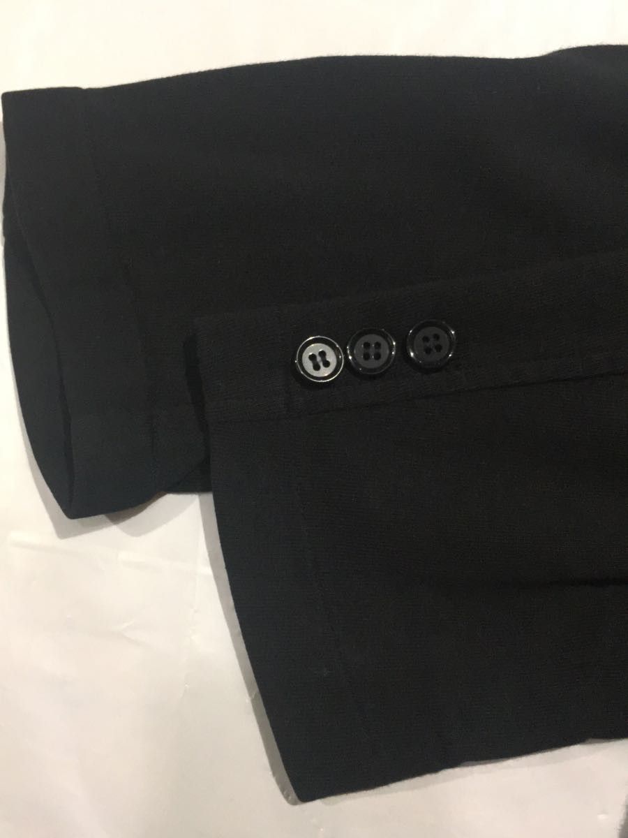 Jacket Black Tailored Plain Long Sleeve