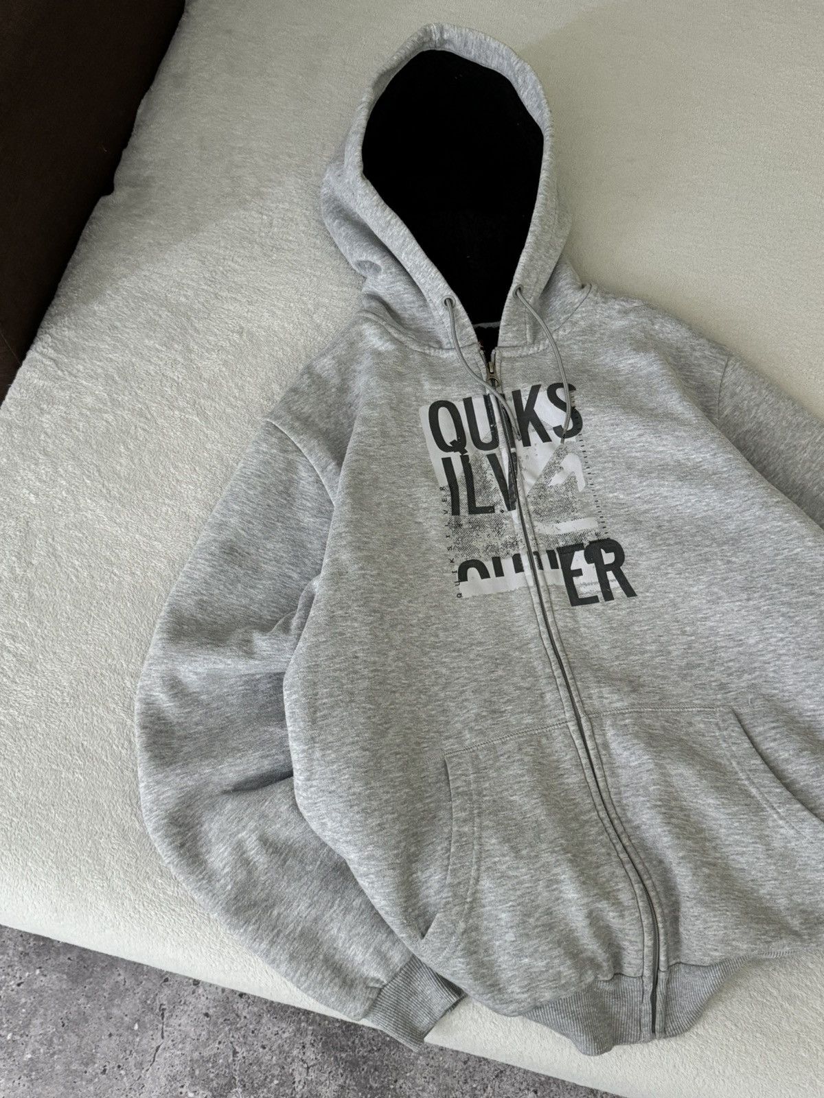 Japanese Brand × Quiksilver × Vintage Vintage hype fur Quicksilver Y2K fleece jacket zip hoodie Size US XL / EU 56 / 4 - 5 Thumbnail