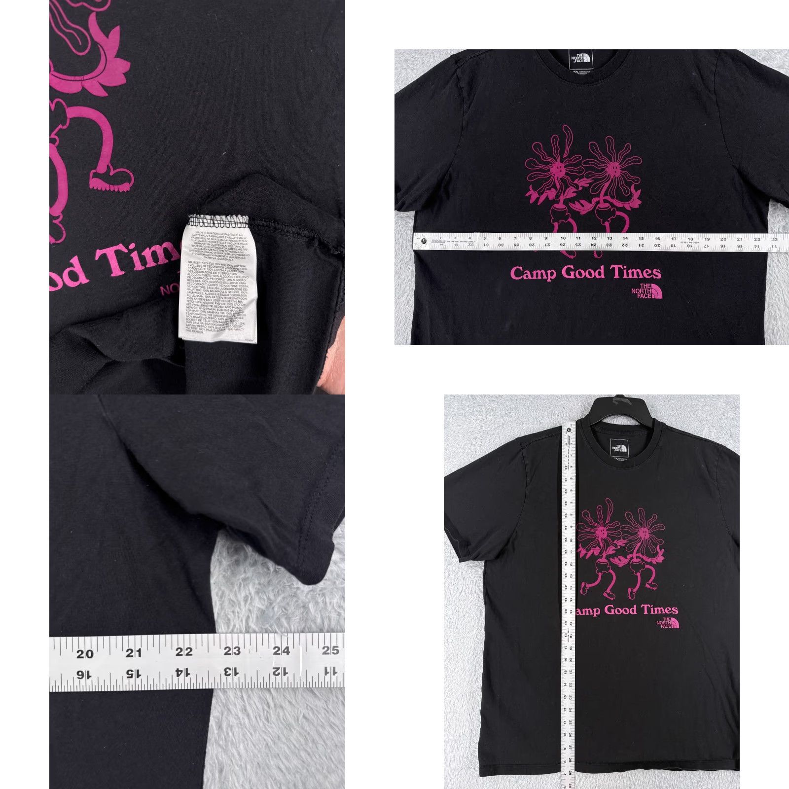The North Face The North Face Shirt Men XL Black 100% Cotton Logo Short Sleeve Crew Neck Mens Size US XL / EU 56 / 4 - 8 Thumbnail