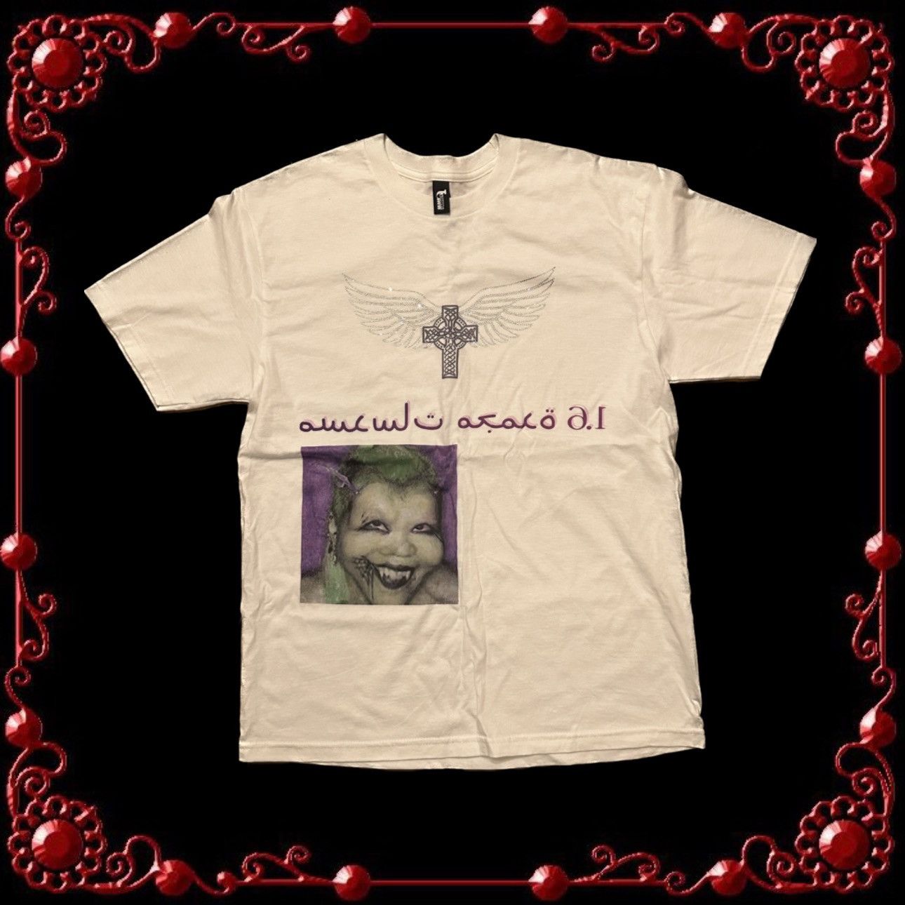 Band Tees Yabujin 1.6 مسدسات مجمدة (Frozen Pistols) Rhinestone tshirt Size US L / EU 52-54 / 3 - 1 Thumbnail
