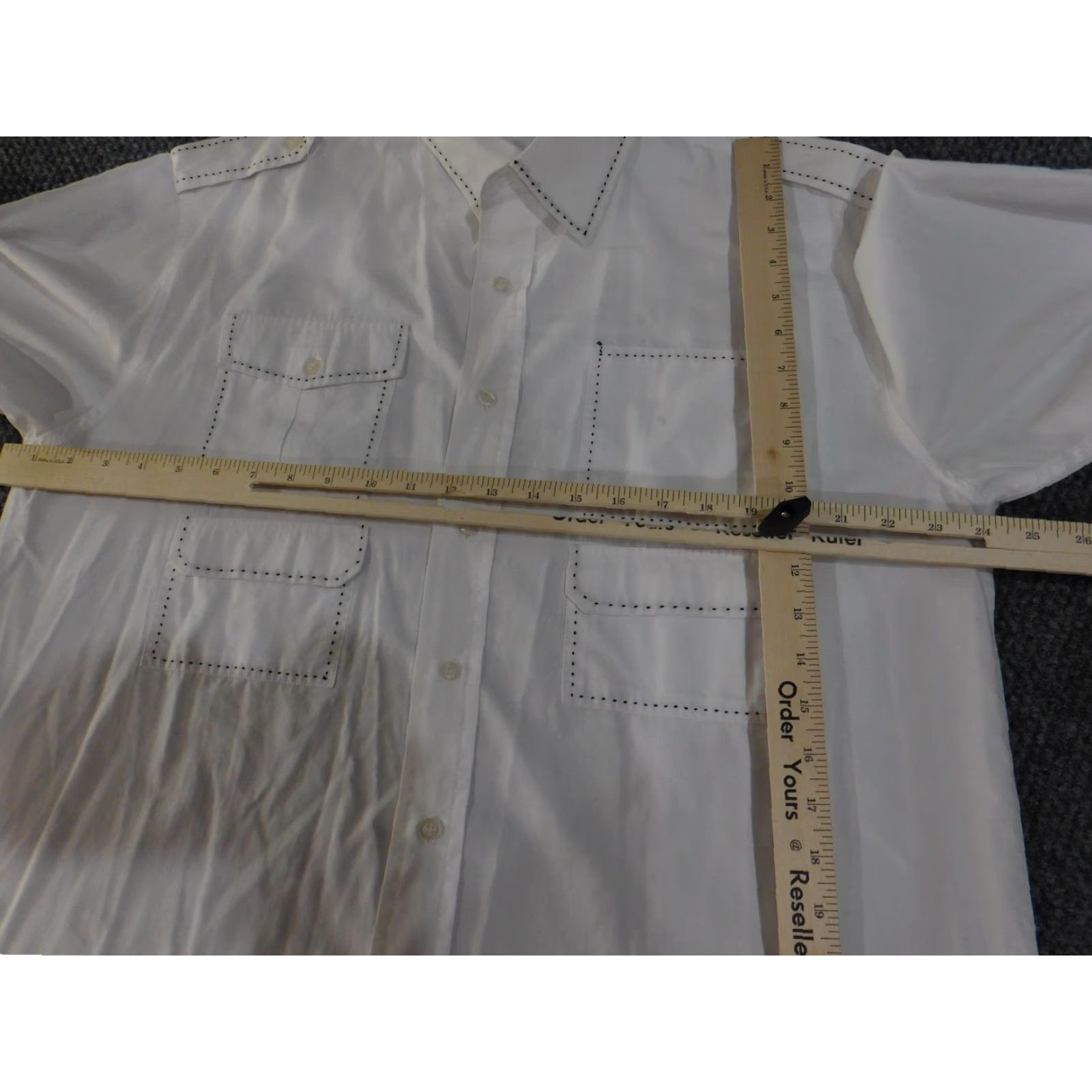 Avirex Avirex Shirt Mens XL Utility Button Up Epaulet Overshirt Safari Military Top Size US XL / EU 56 / 4 - 6 Thumbnail