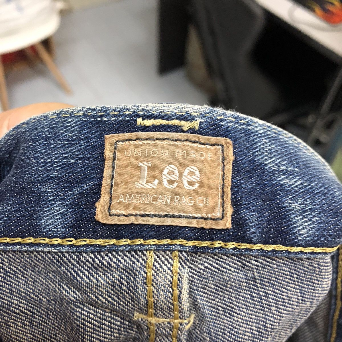 Lee DL Lee Vintage Blue Denim Pants #C183 Size US 33 - 18 Thumbnail