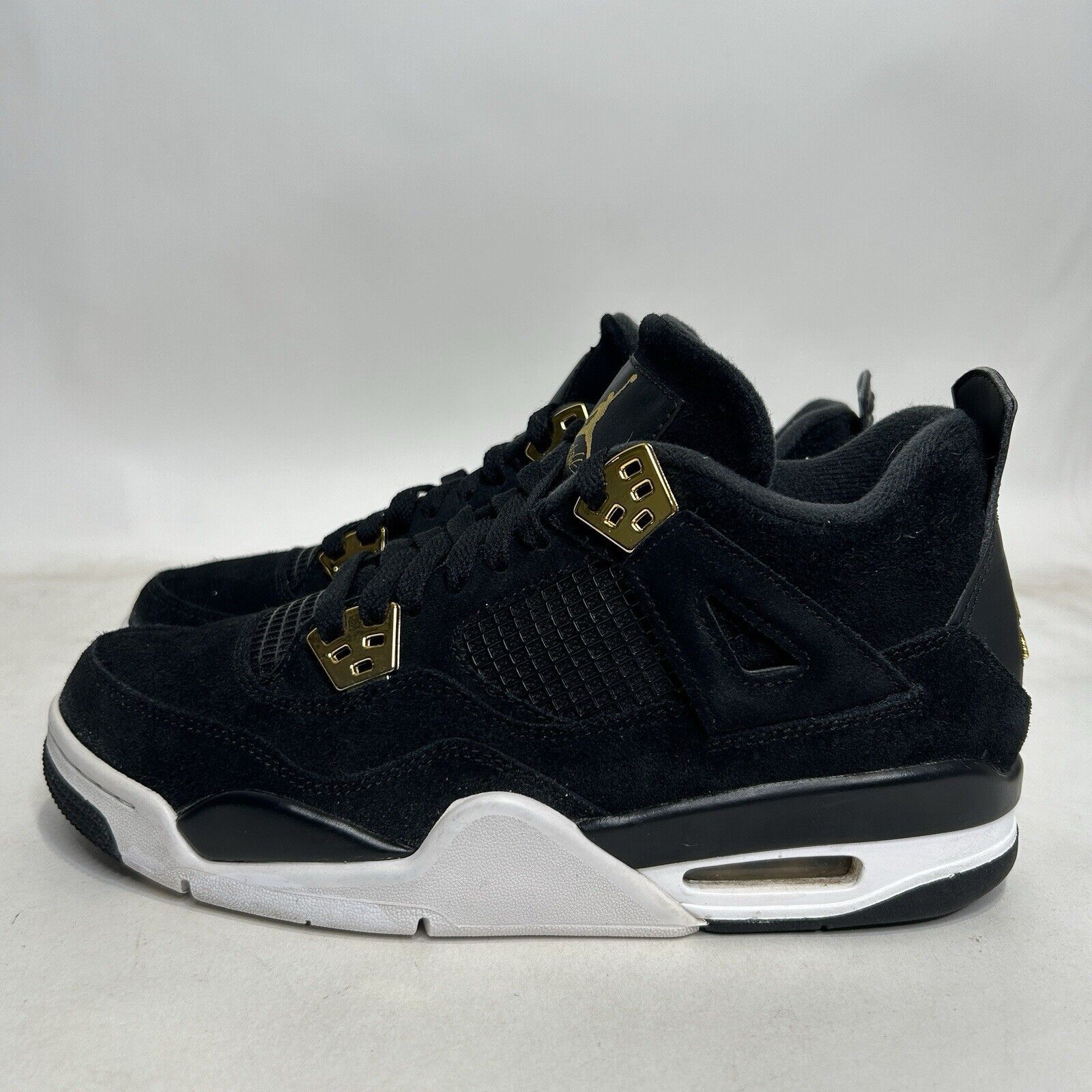 Nike Nike Air Jordan 4 Retro BG “Royalty/Black Gold” 2024 Size US 8.5 / IT 38.5 - 6 Thumbnail