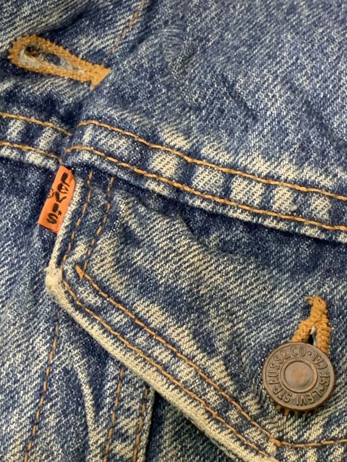 Levi's Vintage Clothing Rare Design Vintage Levi’s Orentab Sherpa Jackets Size S / US 4 / IT 40 - 5 Thumbnail
