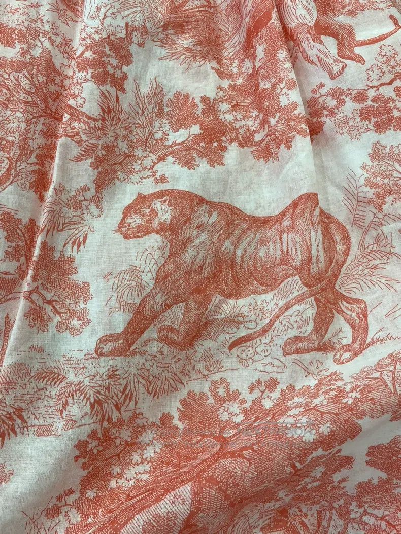 Dior Dior Orange-pink Jui printed suspender skirt Size XS / US 0-2 / IT 36-38 - 4 Thumbnail