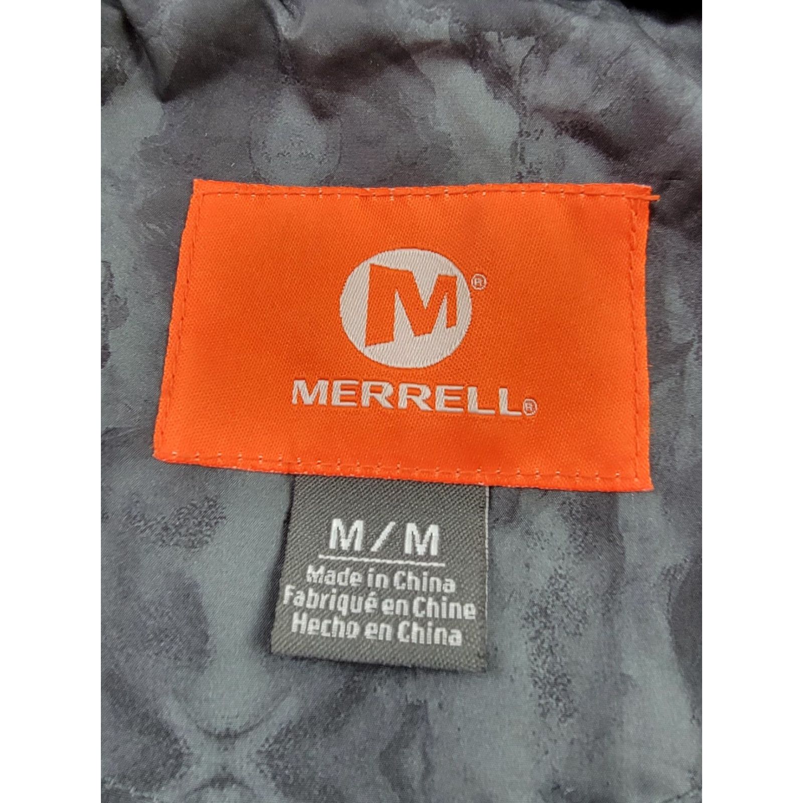 Merrell Merrell Jacket Womens Medium Gray Full Zip Hooded Puffer Outdoor Active Shirt? Size M / US 6-8 / IT 42-44 - 2 Thumbnail