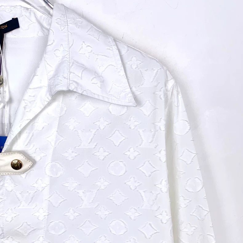 Louis Vuitton Louis Vuitton 22 white logo presbyopic cotton long-sleeved Size XS / US 0-2 / IT 36-38 - 3 Thumbnail
