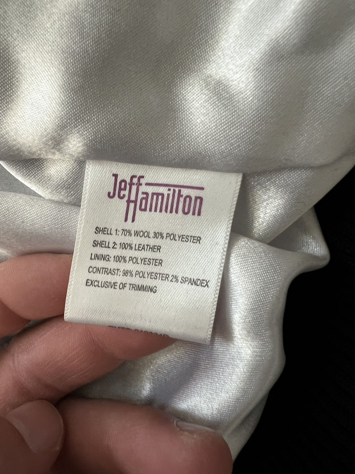 Jeff Hamilton Jeff Hamilton Detroit Lions Limited Wool & Leather Jacket Size US M / EU 48-50 / 2 - 13 Thumbnail