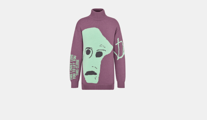 image of Dior O1Bcso1Str0324 Sweaters In Mauve, Men's (Size Medium)