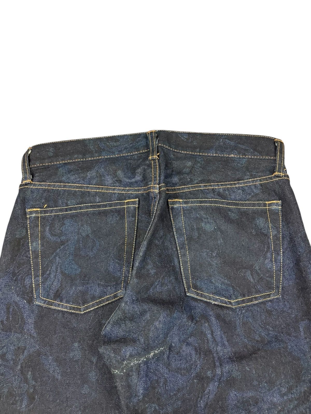 Comme des Garcons Homme RARE CDG Homme Floral Paisley Jacquard Artisanal Jeans Size US 31 - 8 Thumbnail