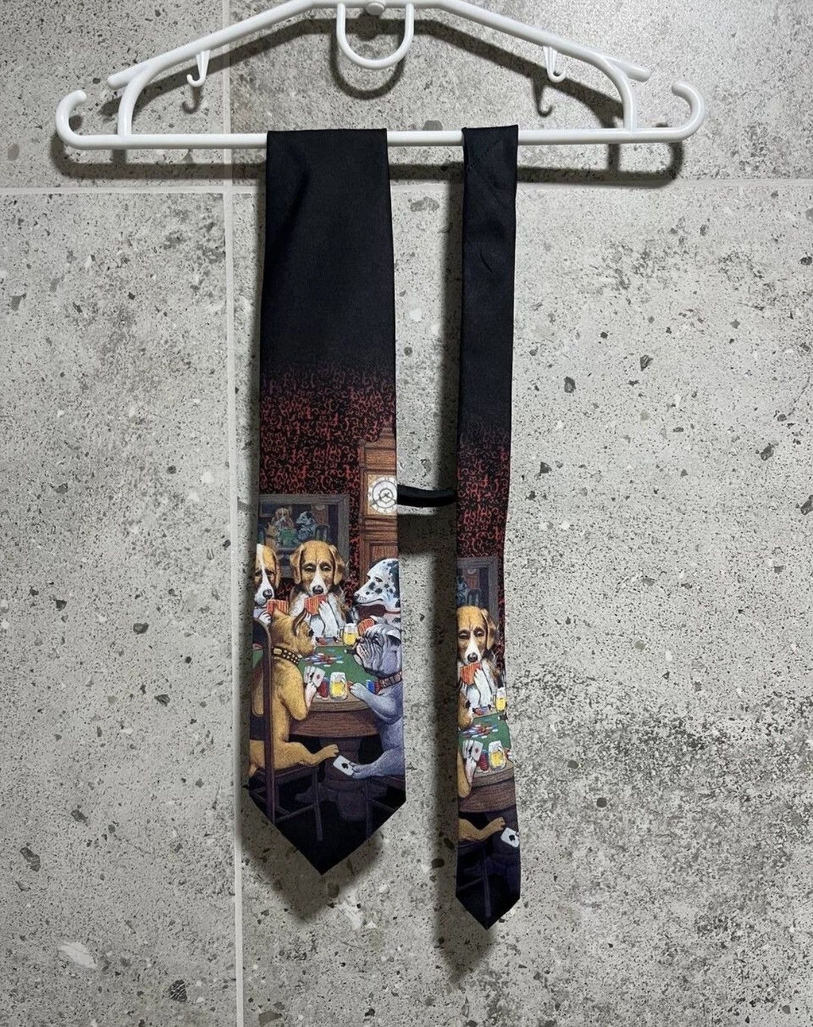 Ralph Marlin × Vintage Ralph Marlin Dogs Playing Poker Tie (1994) Size ONE SIZE - 1 Thumbnail