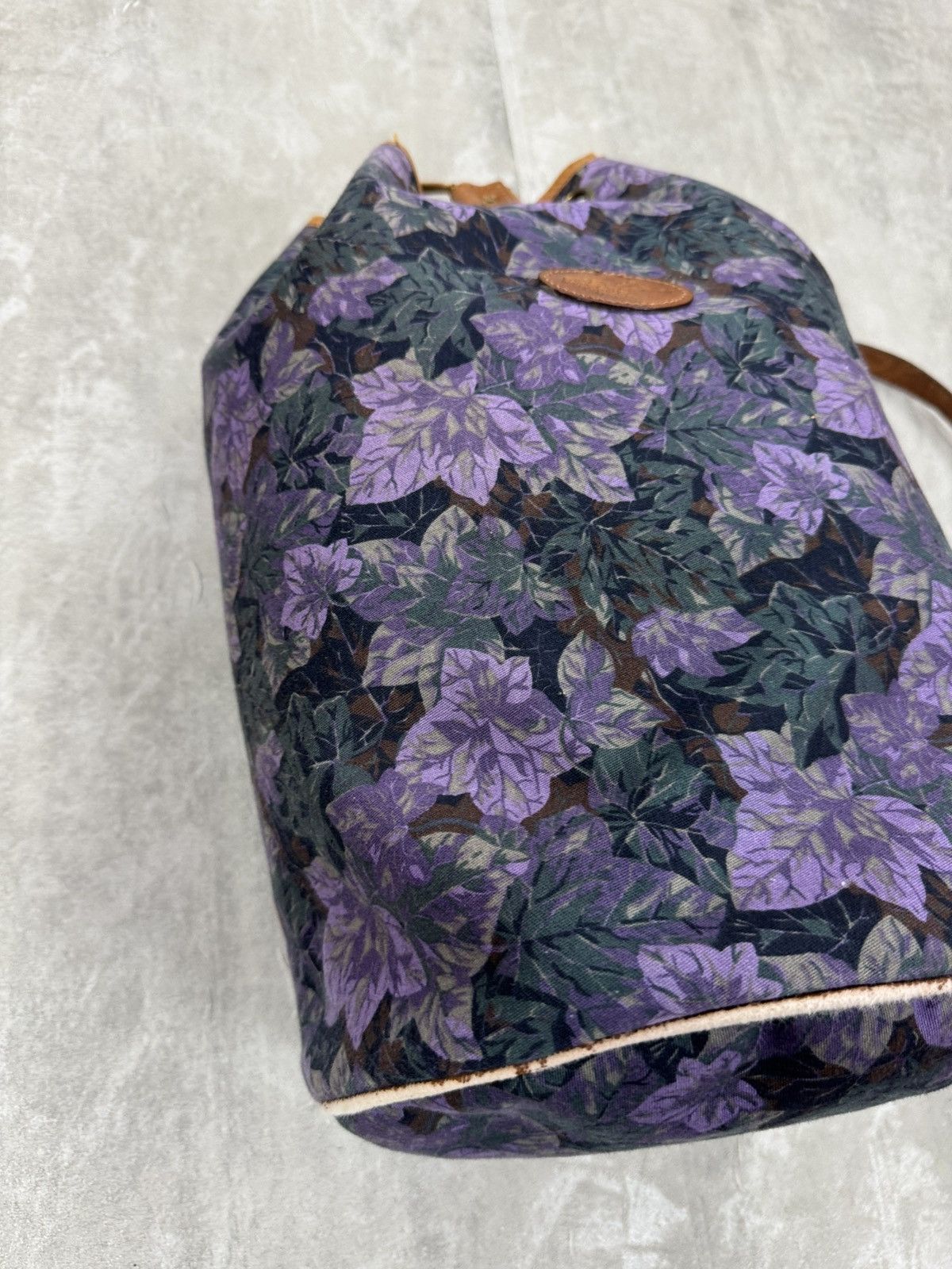 Laura Ashley Laura Ashley Vintage baguette duffle drawstring bag floral Size ONE SIZE - 3 Thumbnail