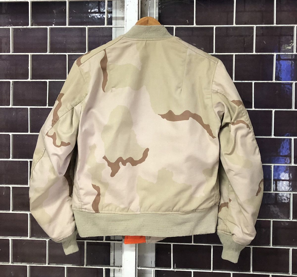 Alpha Industries VTG Alpha Industries Camo MA-1 Flight Bomber Jacket 🇺🇸 Size US S / EU 44-46 / 1 - 10 Thumbnail