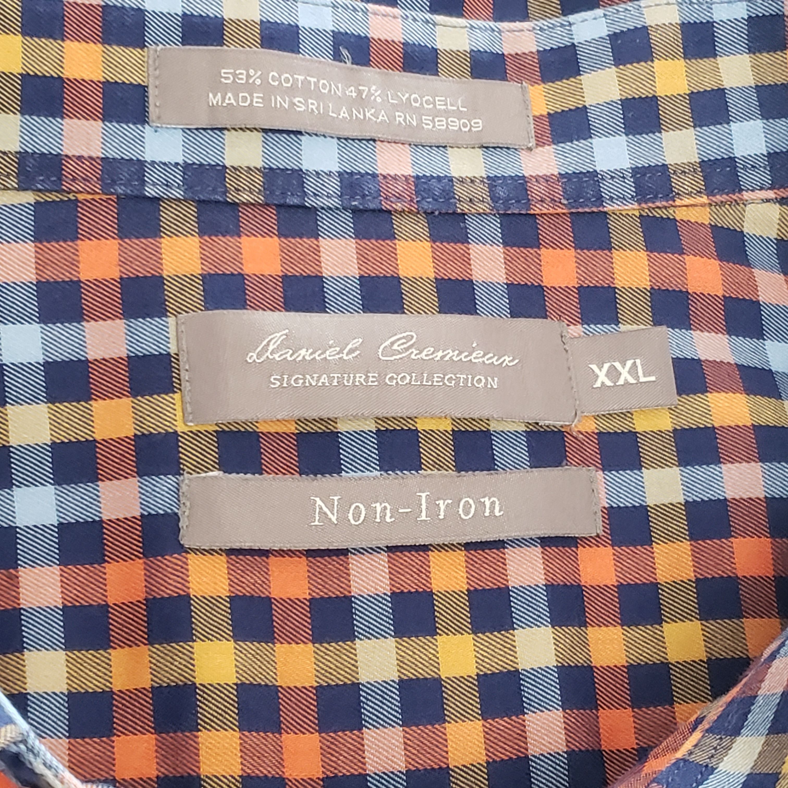 Daniel Cremieux Men's Daniel Cremieux Checked Button Down Shirt XXL Size US XXL / EU 58 / 5 - 3 Thumbnail