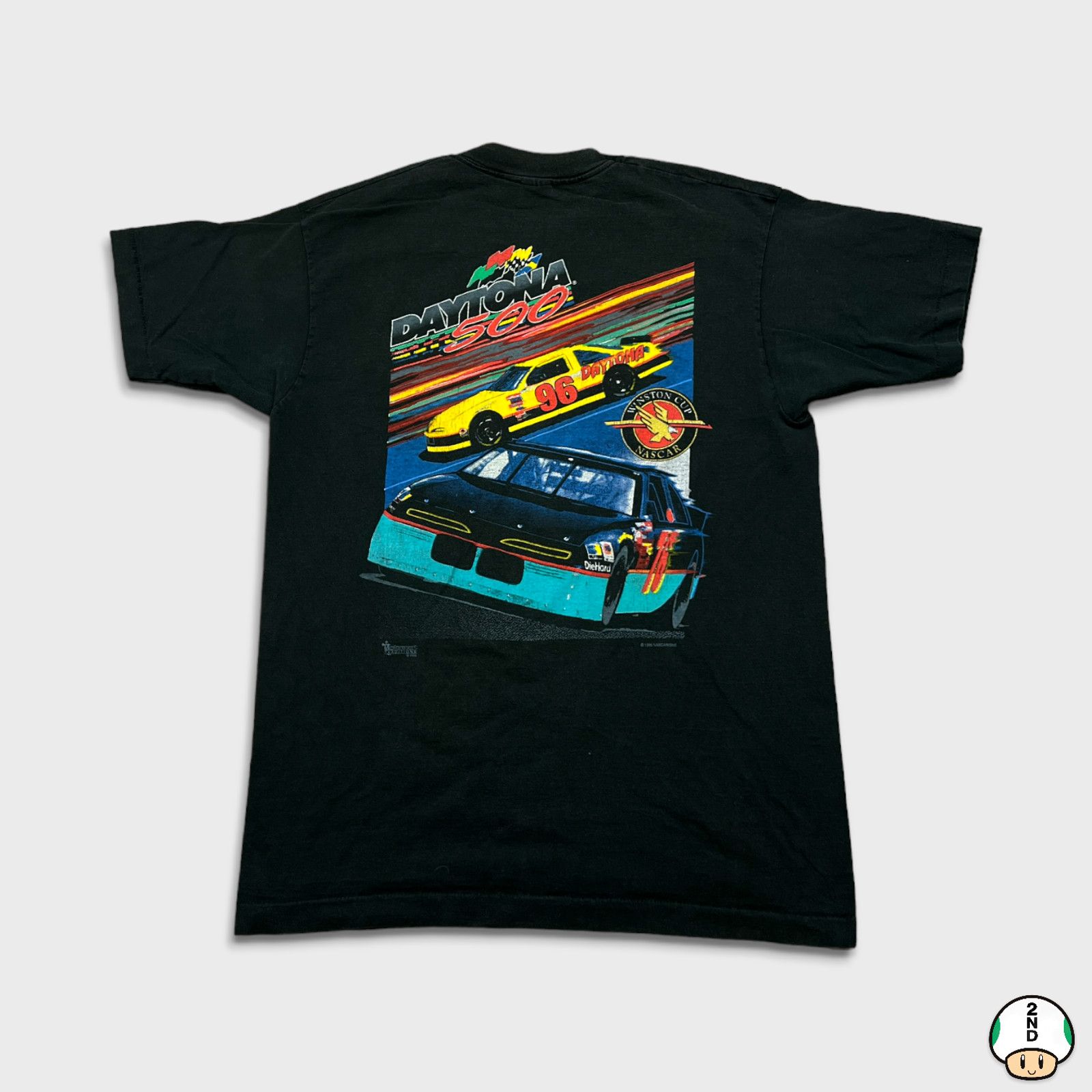 NASCAR × Vintage 1996 Daytona 500 T Shirt Large Winston Cup NASCAR Pocket Tee Size US L / EU 52-54 / 3 - 1 Thumbnail