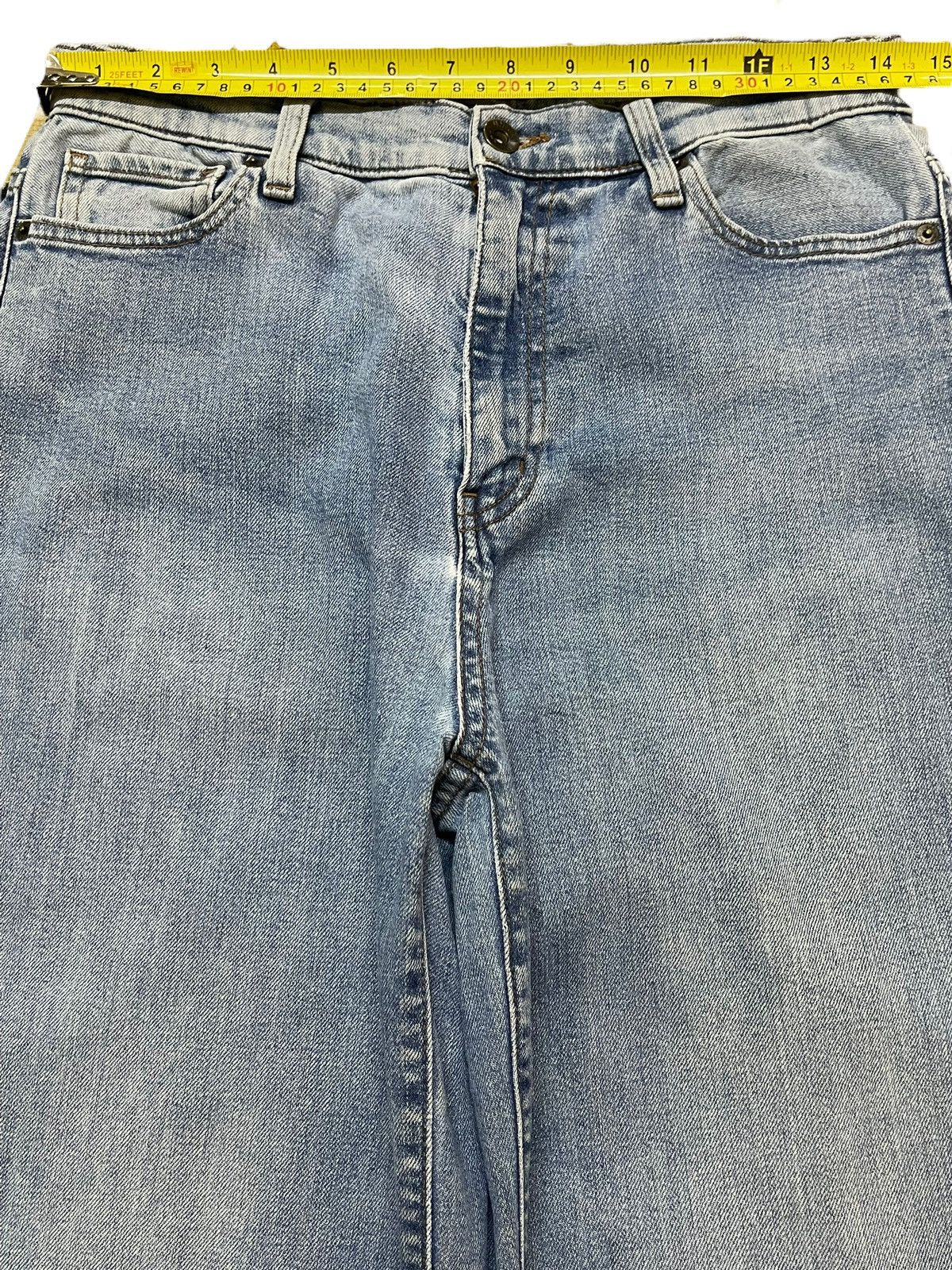 Uniqlo Vintage Japanese Uniqlo Blue Faded Wash Style Baggy Jeans Size US 28 / EU 44 - 11 Thumbnail