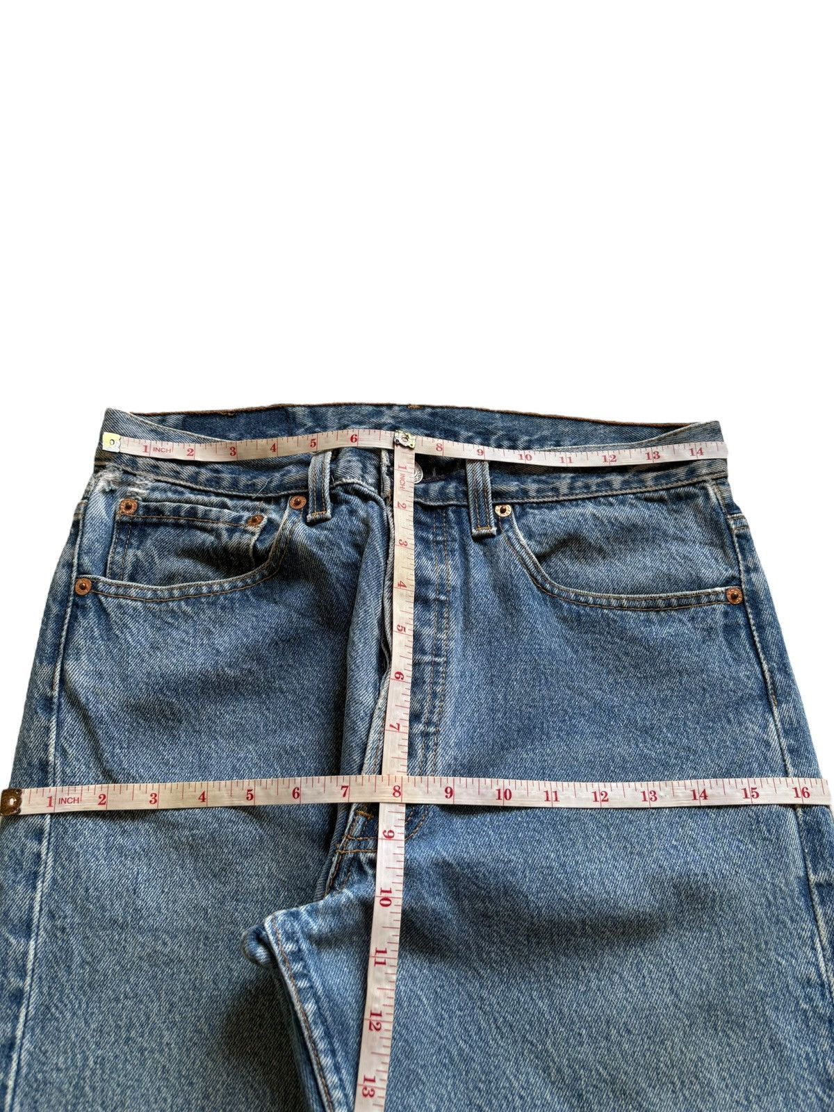 Levi's SALES🔥Vintage 90s Levis 501 Blue Wash Loose Jeans Size US 30 / EU 46 - 11 Thumbnail