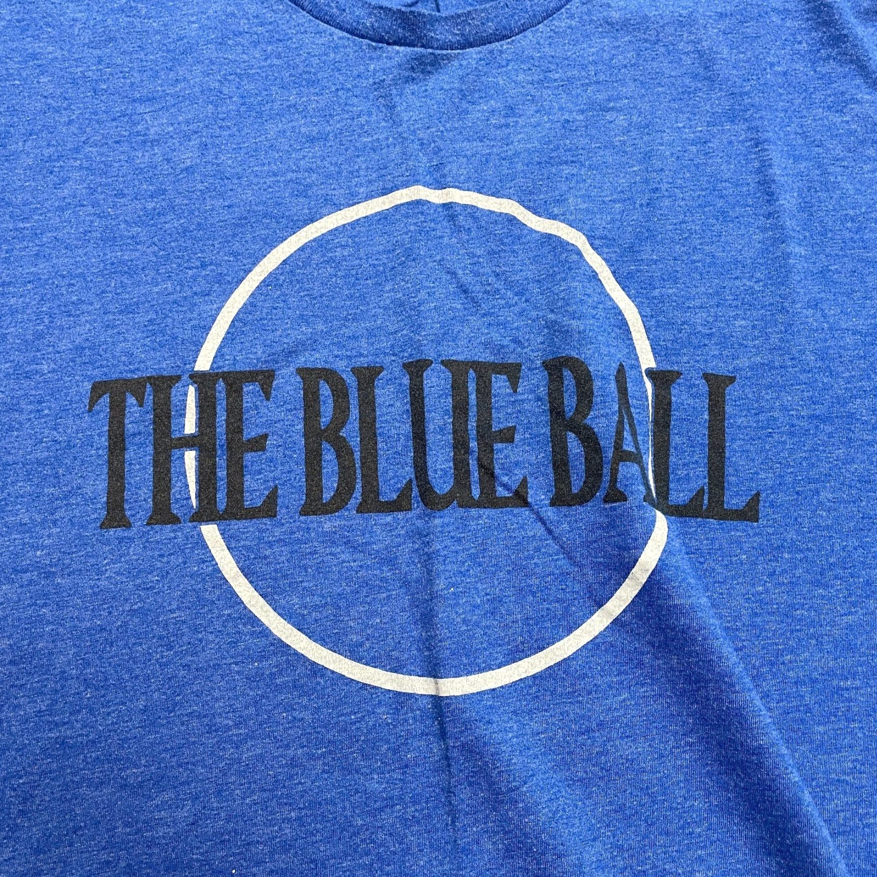 Vintage Unbranded Shirt Mens 2XL Blue Short Sleeve Solid The Blue Ball Logo Gadsen T-Shirt Crew Neck College Music Size US XXL / EU 58 / 5 - 4 Thumbnail
