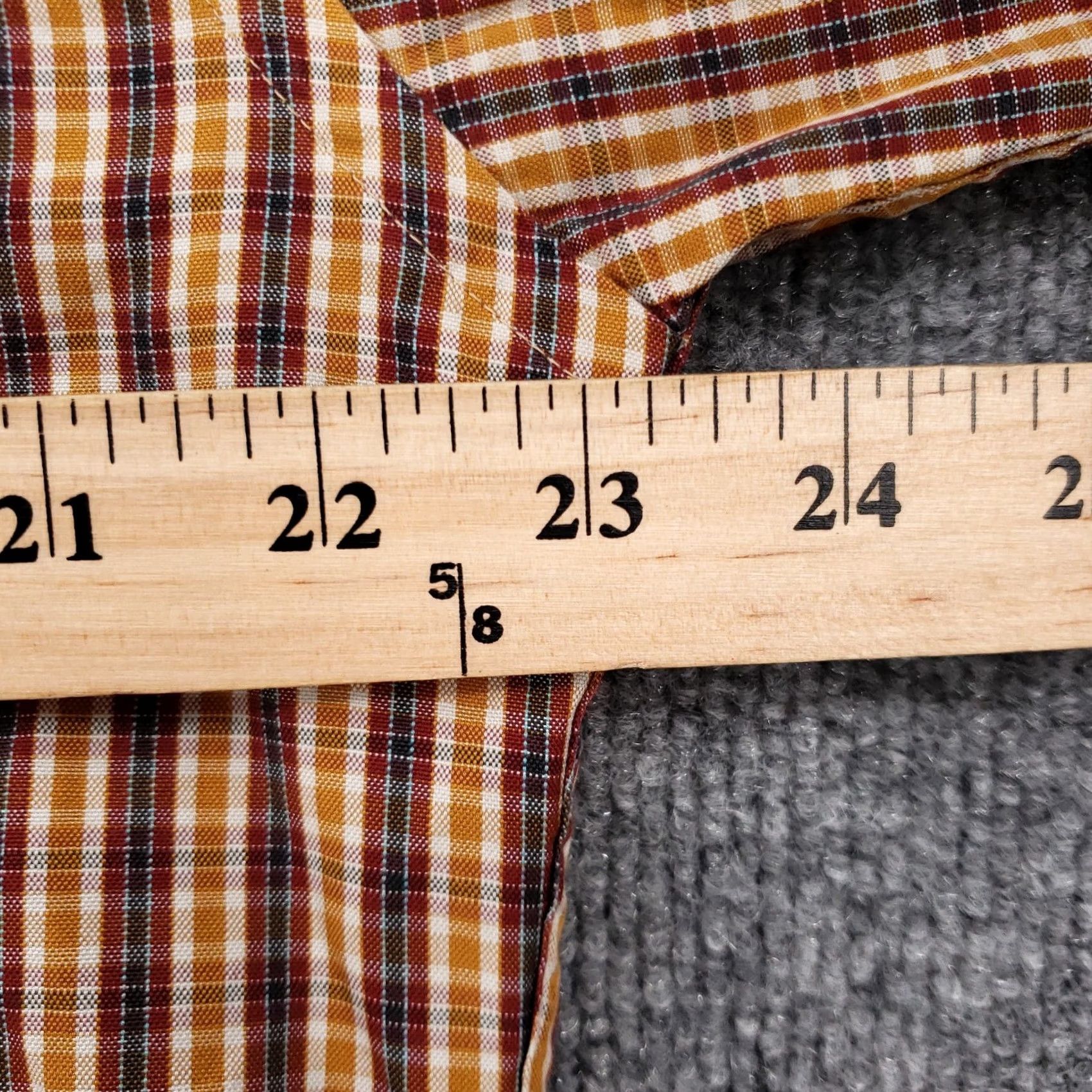 Vintage VINTAGE LL Bean Shirt Mens M Medium Hong Kong Button Up Orange Long Sleeve Size US M / EU 48-50 / 2 - 7 Thumbnail