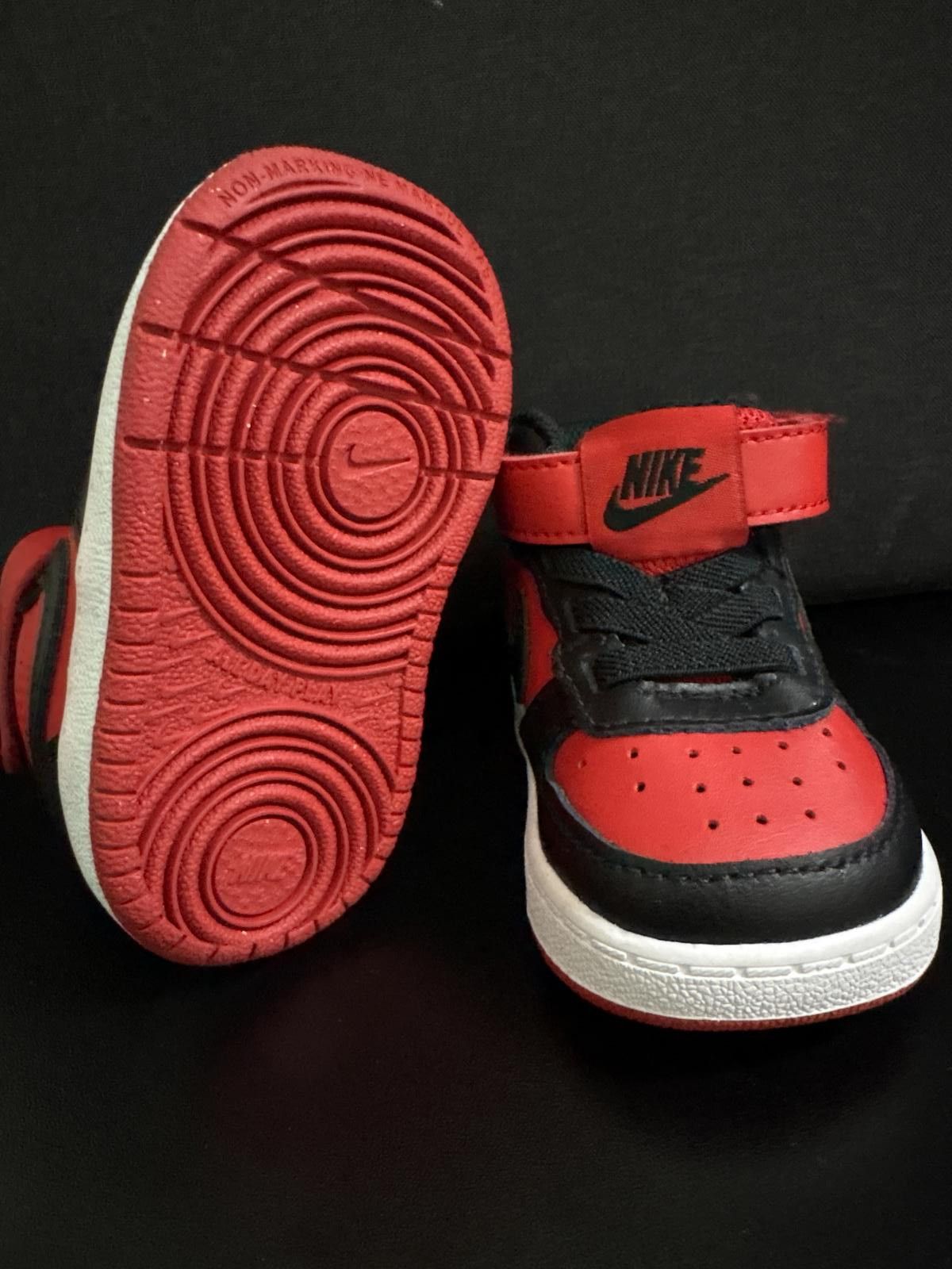 Nike Nike Unisex Toddler 3C Court Borough Mid 2 Shoes Size US 5 / EU 37 - 4 Thumbnail