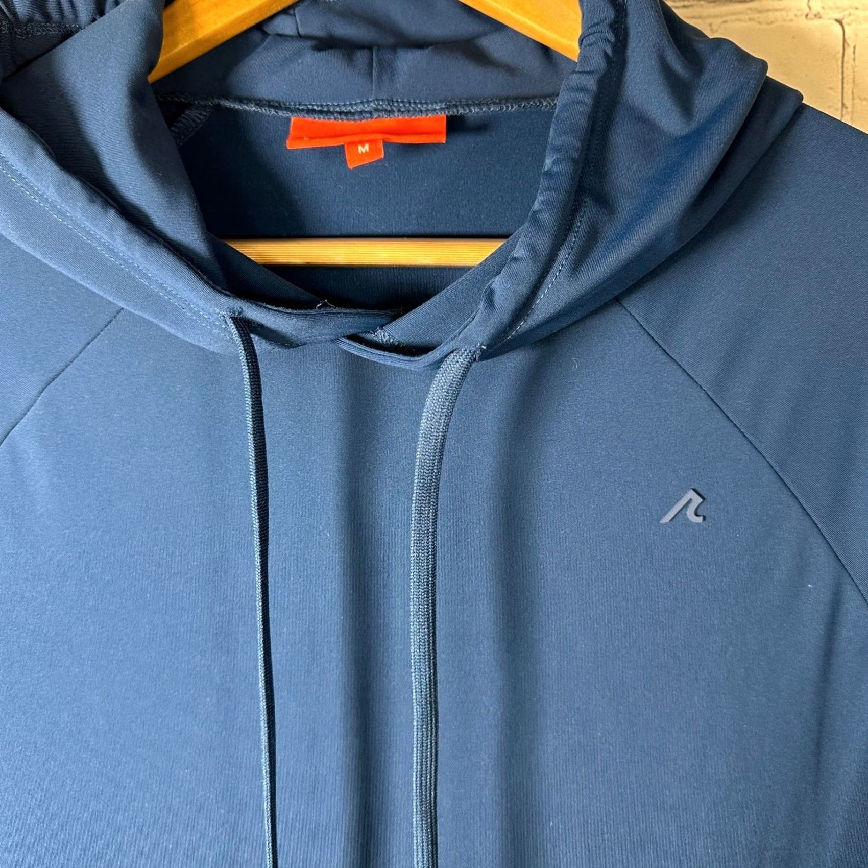 Vintage Redvanly Mens Performance Hoodie Blue Stretch Athletic Sweatshirt M Size US M / EU 48-50 / 2 - 2 Thumbnail