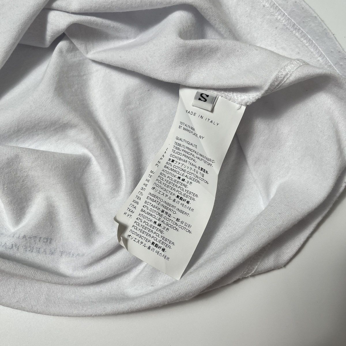 1017 ALYX 9SM 1017 ALYX 9SM Flag Ring Tee White Size US XS / EU 42 / 0 - 5 Thumbnail
