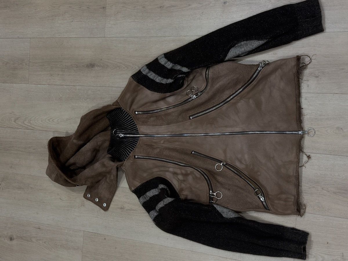 Charlie Constantinou HYBRID JERSEY & MOHAIR ZIP HOODIE Size US L / EU 52-54 / 3 - 5 Thumbnail