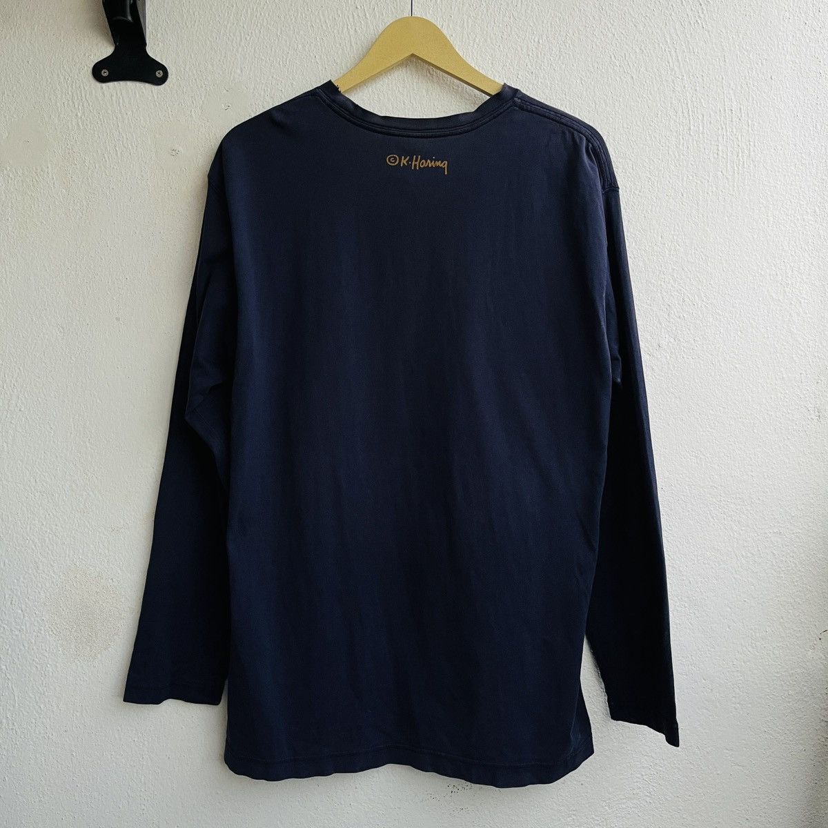 Keith Haring × Vintage Sun Faded Vintage Keith Haring Iconic Logo Long Sleeves Size US L / EU 52-54 / 3 - 2 Thumbnail