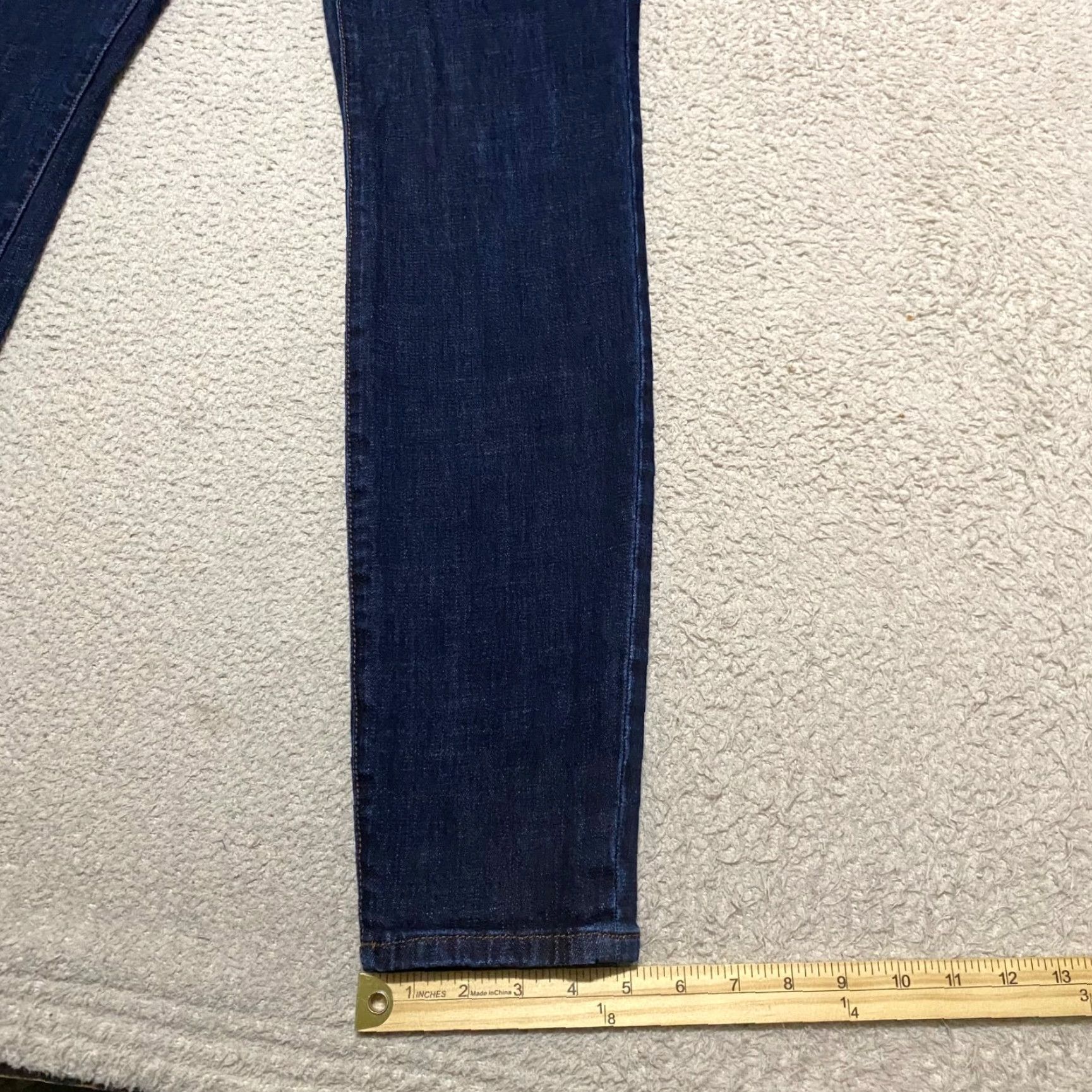Vintage Cabi Jeans Womens 4 Blue Denim Dark Wash Low Rise Skinny Leg 5-Pocket Design Vintage No Size 27" / US 4 / IT 40 - 5 Thumbnail
