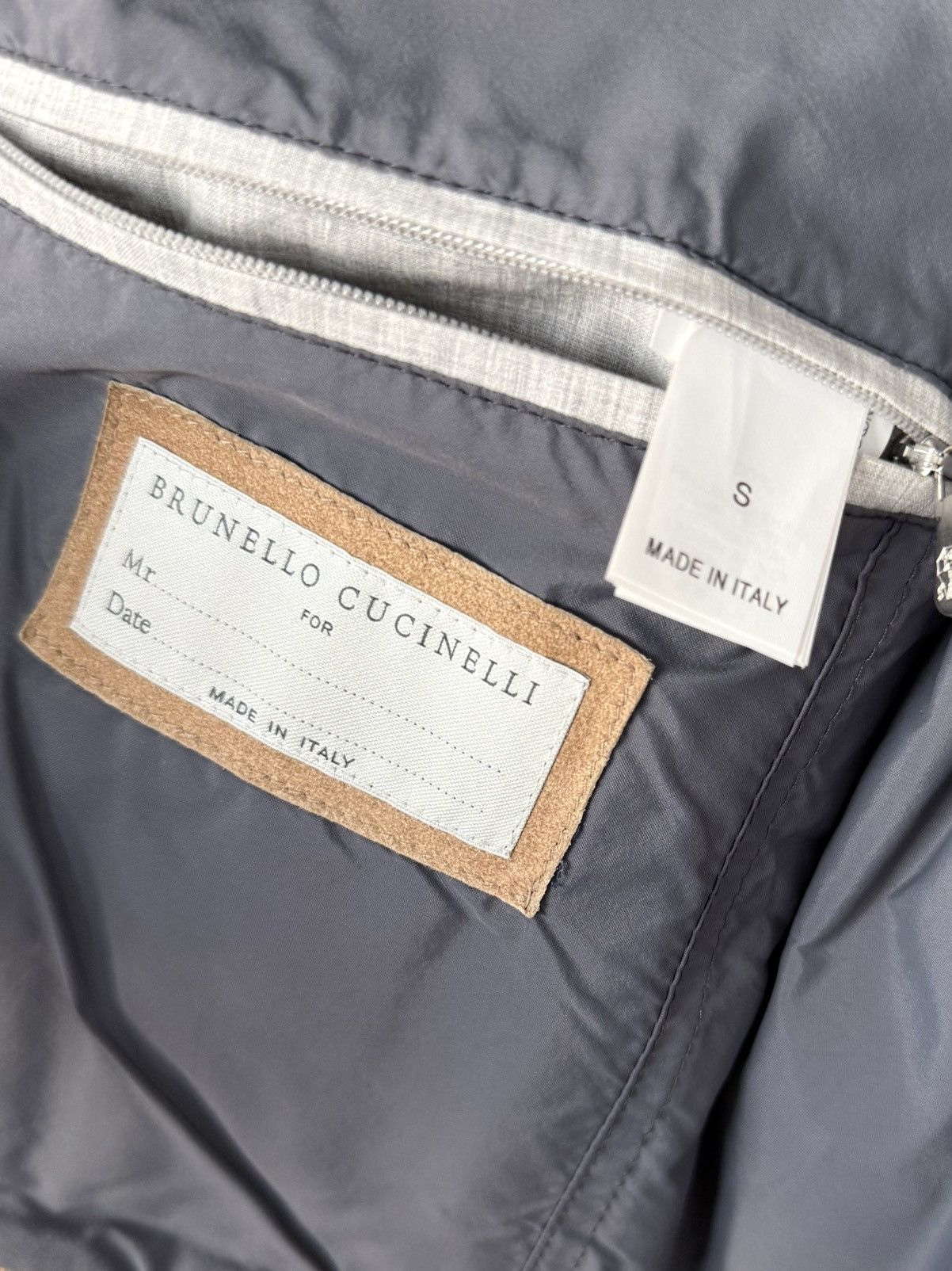 Brunello Cucinelli Suede moto jacket - as new. Size US M / EU 48-50 / 2 - 6 Thumbnail