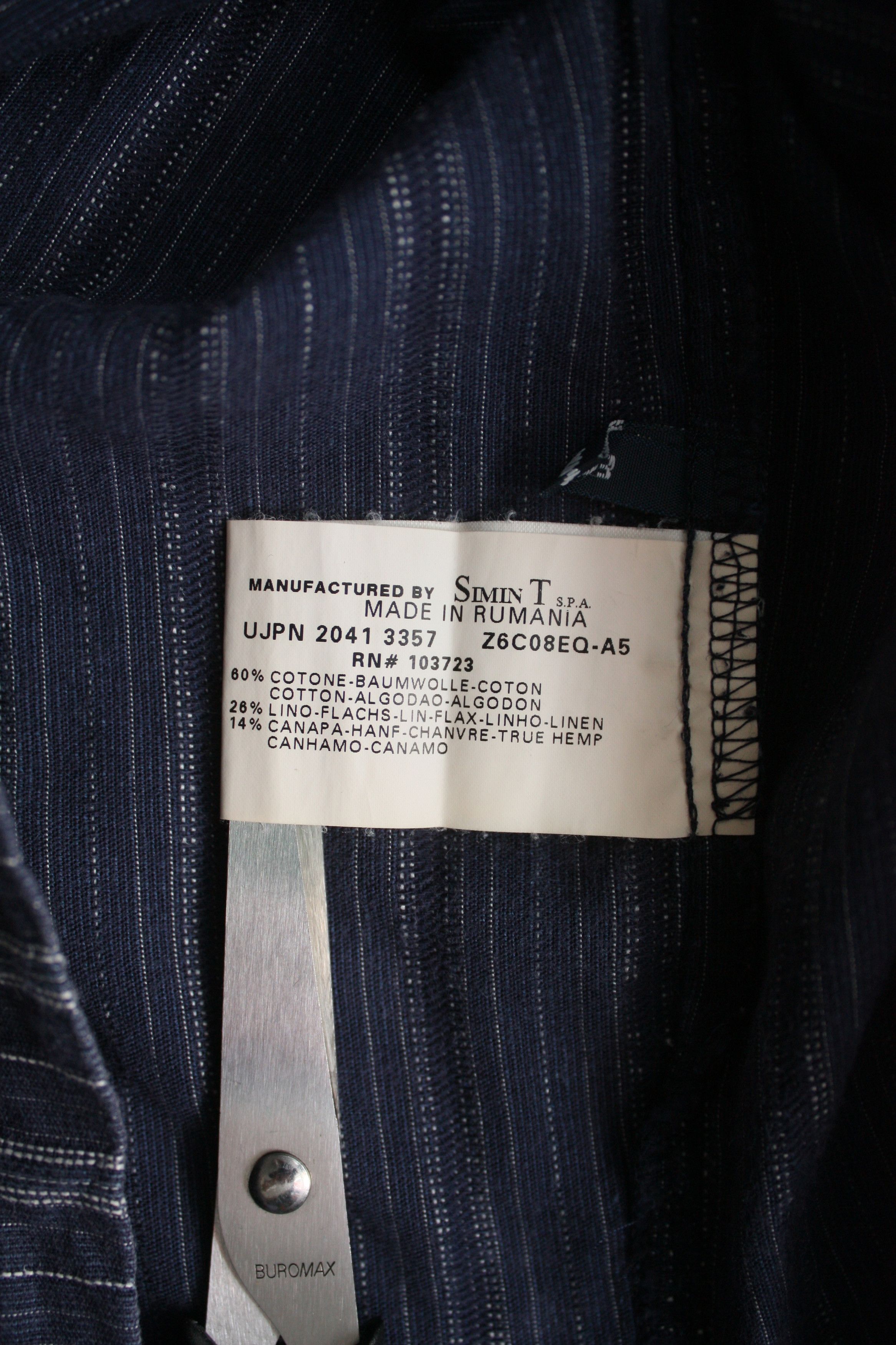Armani Armani Jeans Vintage Stripped Shirt Men's Large Size US L / EU 52-54 / 3 - 7 Thumbnail