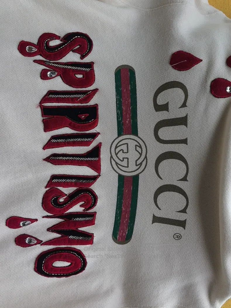 Gucci Gucci Printed teardrops with diamond round-neck sweatshirt Size US XS / EU 42 / 0 - 5 Thumbnail