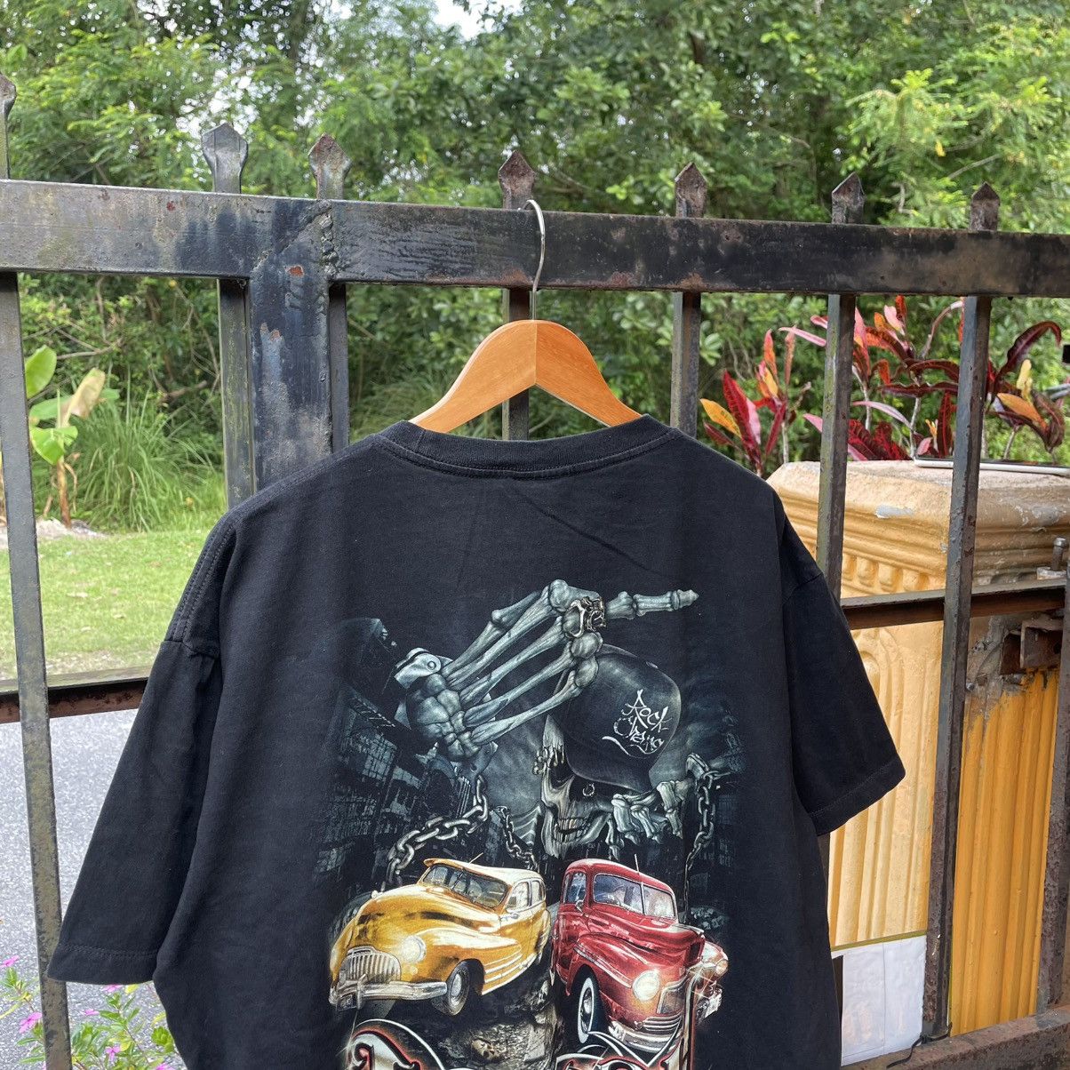 Untitled Artworks 🔥Vintage Rock Chang Hot Roll Classic Car Hip Hop Design Tee Size US XL / EU 56 / 4 - 3 Thumbnail