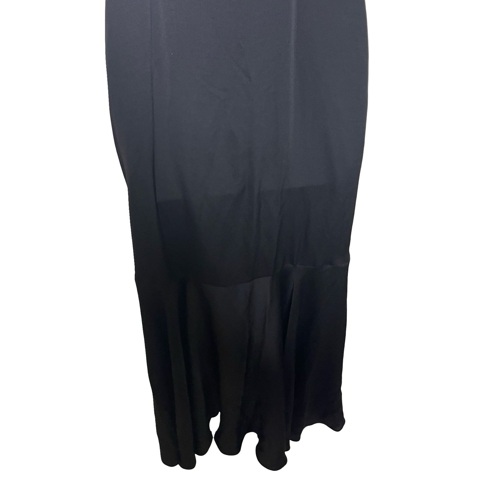 Shona Joy Shona Joy Black Luxe Bias Frill Wrap MIDI Dress sz 4 Size S / US 4 / IT 40 - 7 Thumbnail