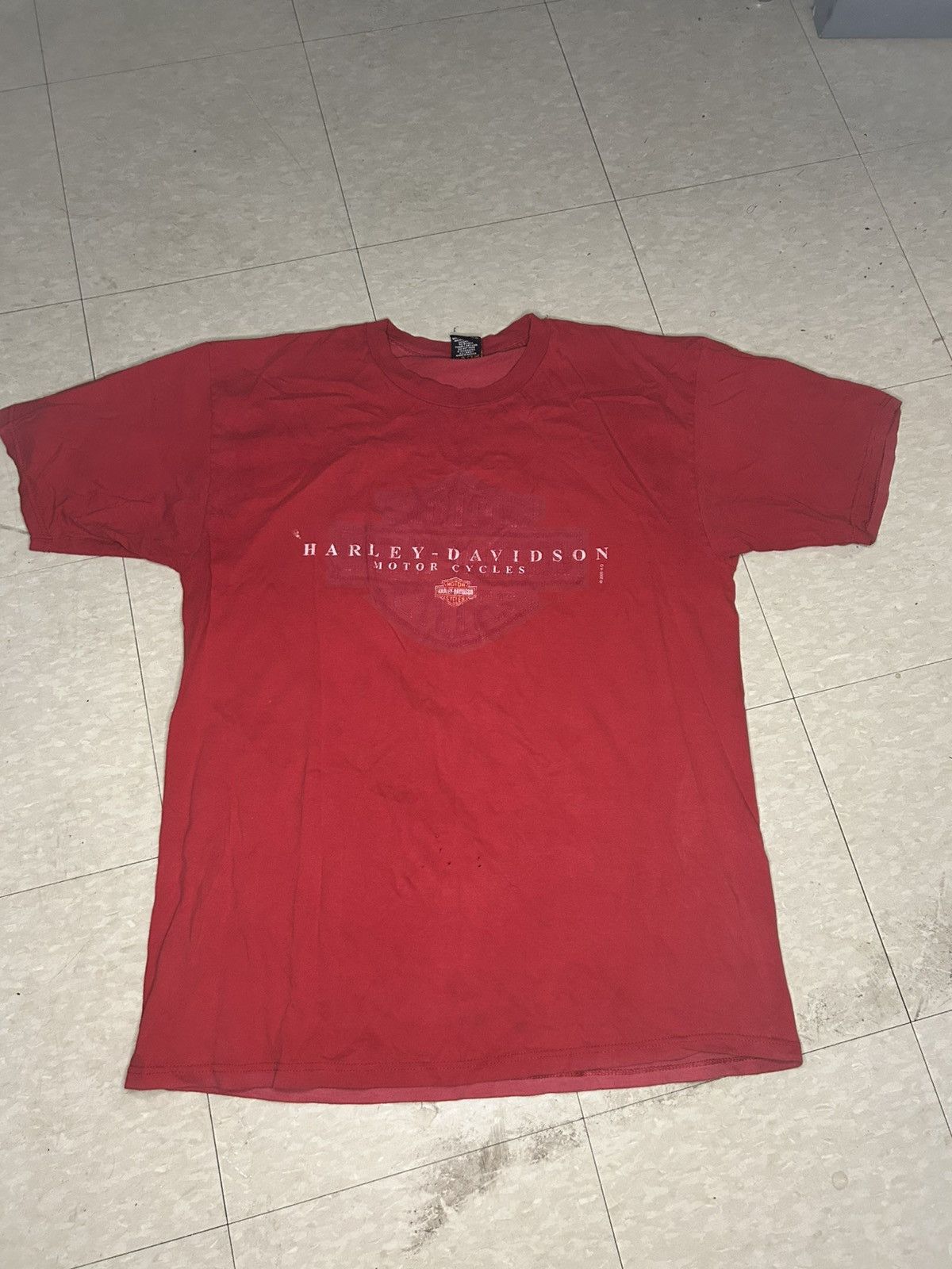 Harley Davidson × Vintage RED HARLEY TEE Size US XL / EU 56 / 4 - 2 Thumbnail