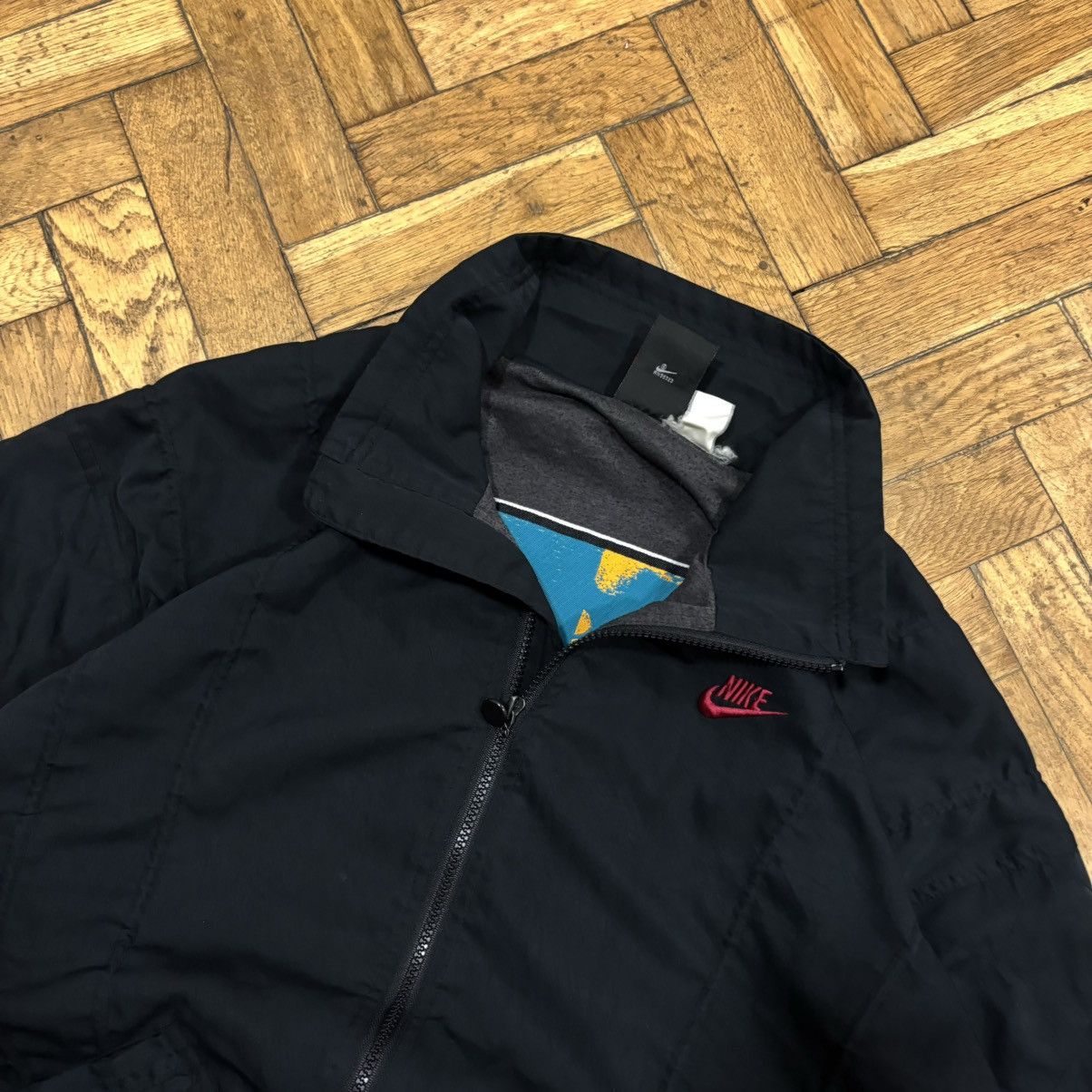 Jordan Brand RARE🔥Vintage Nike Jordan Wool Bomber Varsity Jacket 90s USA Size US L / EU 52-54 / 3 - 5 Thumbnail