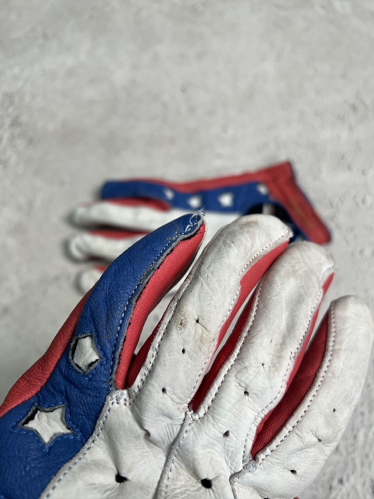 Japanese Brand USA leather archive gloves y2k style hype Size ONE SIZE - 10 Thumbnail