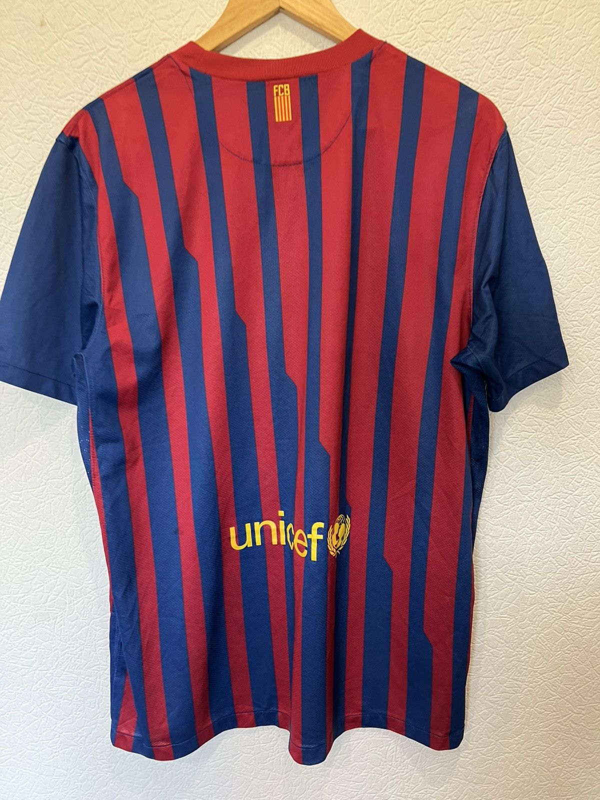 Nike Nike Barcelona 2011/2012 Home Kit Soccer Jersey Football Size US L / EU 52-54 / 3 - 8 Thumbnail