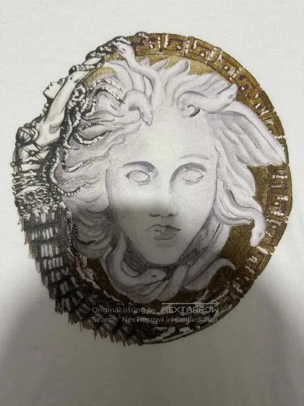 Versace Versace White Cotton Logo T-Shirt for Men . Size US S / EU 44-46 / 1 - 3 Thumbnail