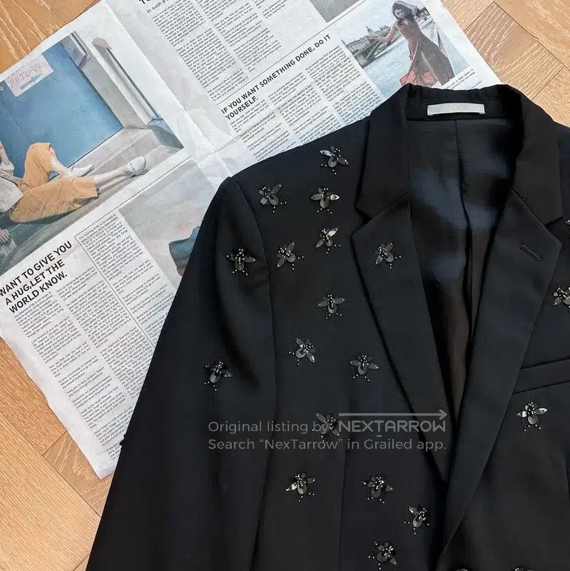 Dior Dior Black Men's Embellished Jacket . Size US M / EU 48-50 / 2 - 6 Thumbnail