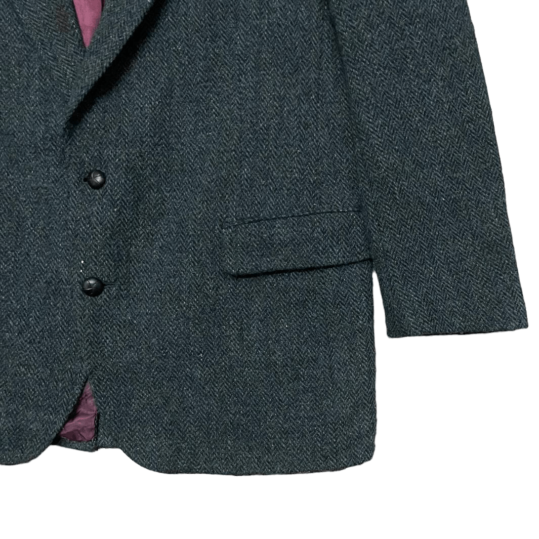 Harris Tweed Vintage Harris Tweed Hand Woven Wool Coat Size US L / EU 52-54 / 3 - 4 Thumbnail