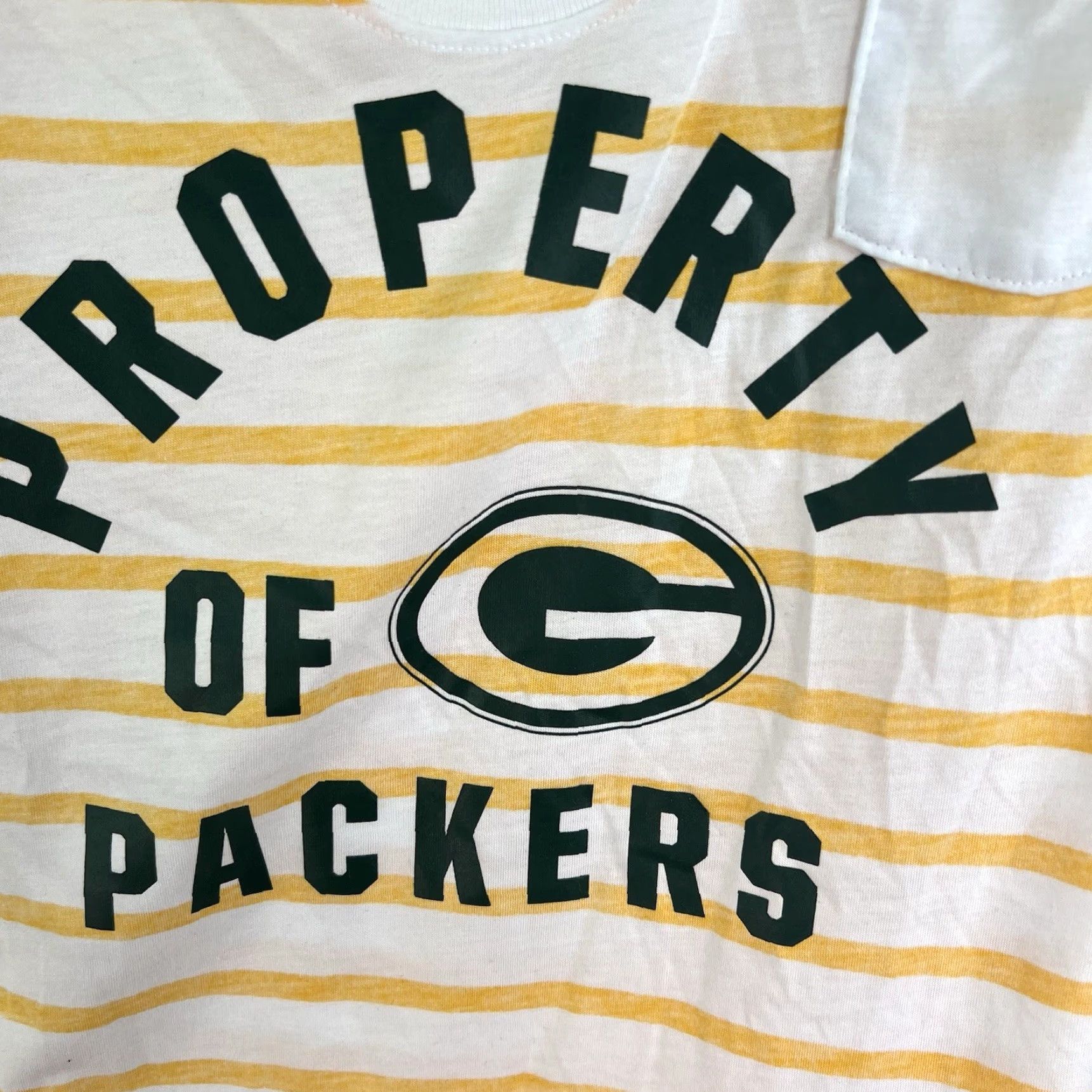 Nike NIKE T-Shirt Womens Property of Green Bay Packers Yellow Short Sleeve S Size S / US 4 / IT 40 - 2 Thumbnail