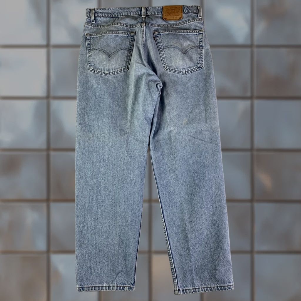 Levi's VTG Levi's 550 Jeans Mens 36x30 Blue Relaxed Fit 90s Made In USA Denim Flex 5-Pocket Classic Vintage USA Mens jeans Size US 36 / EU 52 - 1 Thumbnail