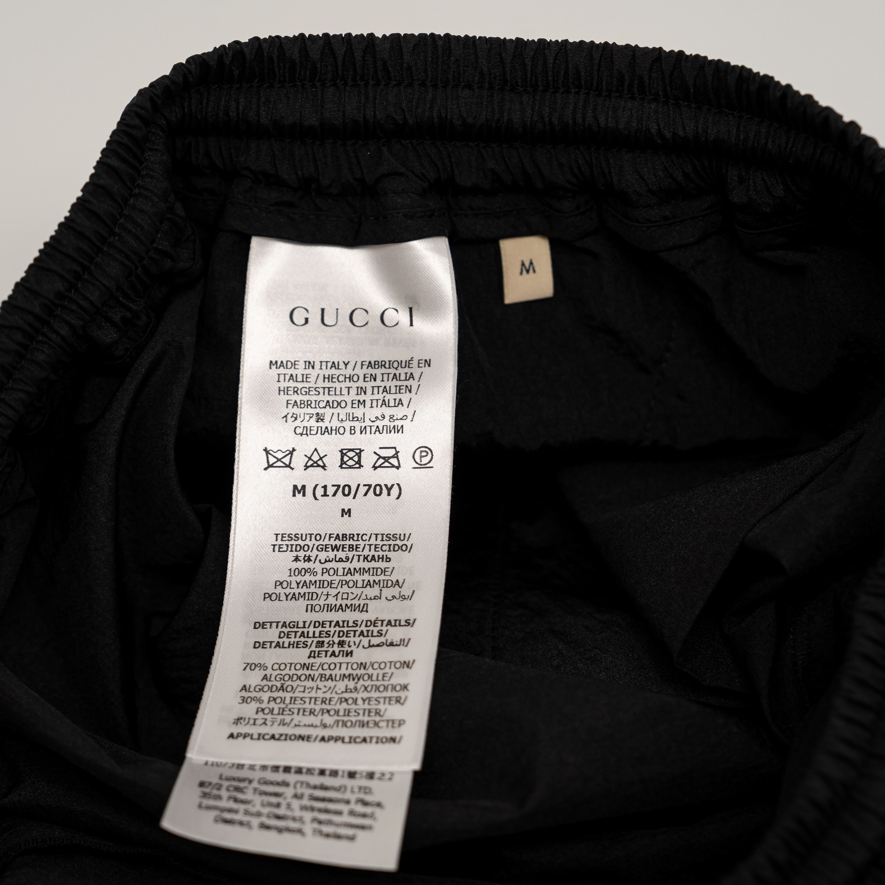 Gucci Gucci Nylon Pants With GG Patch Black Green Pockets Size 28" / US 6 / IT 42 - 12 Thumbnail