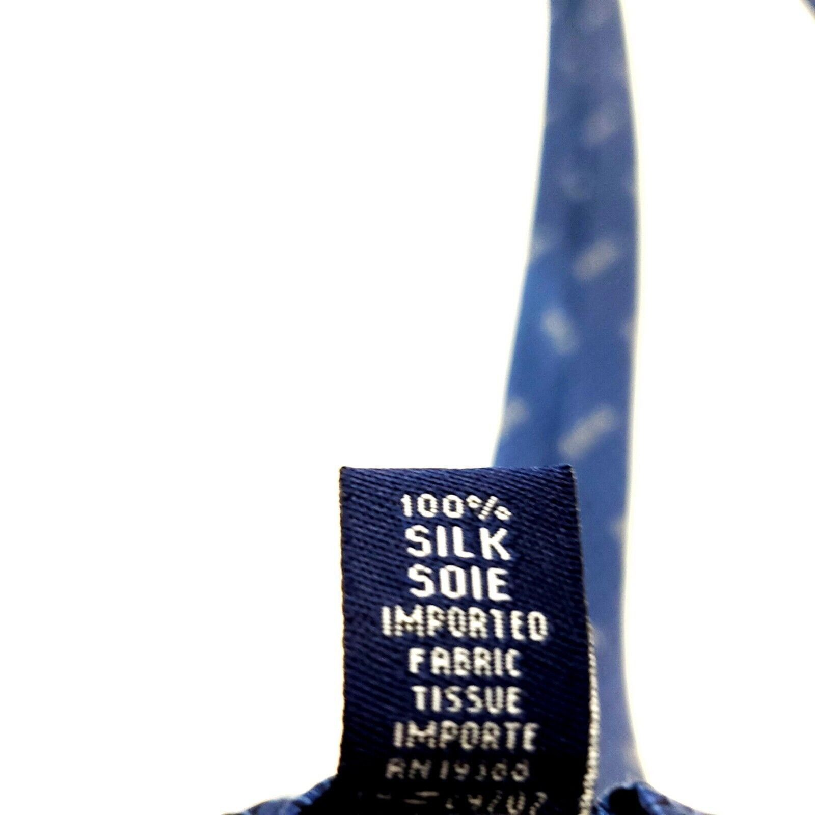 Nautica Nautica Blue Silk Tie Woven Wide Motif Size ONE SIZE - 4 Thumbnail