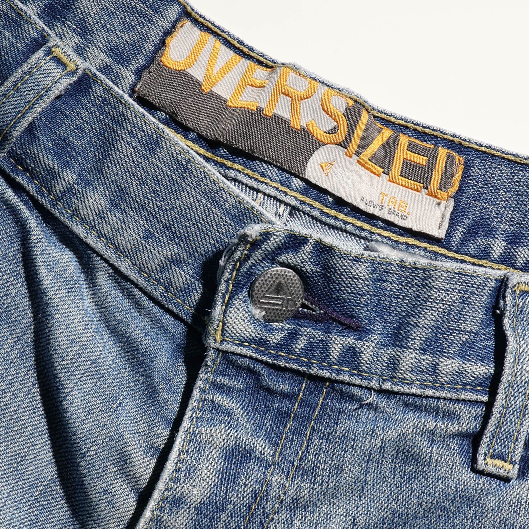 Levi's Vintage Clothing Vintage Y2K Levi's SilverTab Distressed Denim Jorts Shorts Size US 30 / EU 46 - 2 Thumbnail